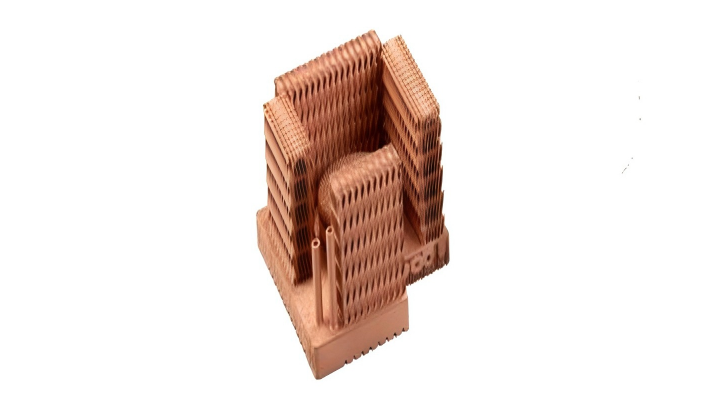 3D Printed Pure Copper Radiator